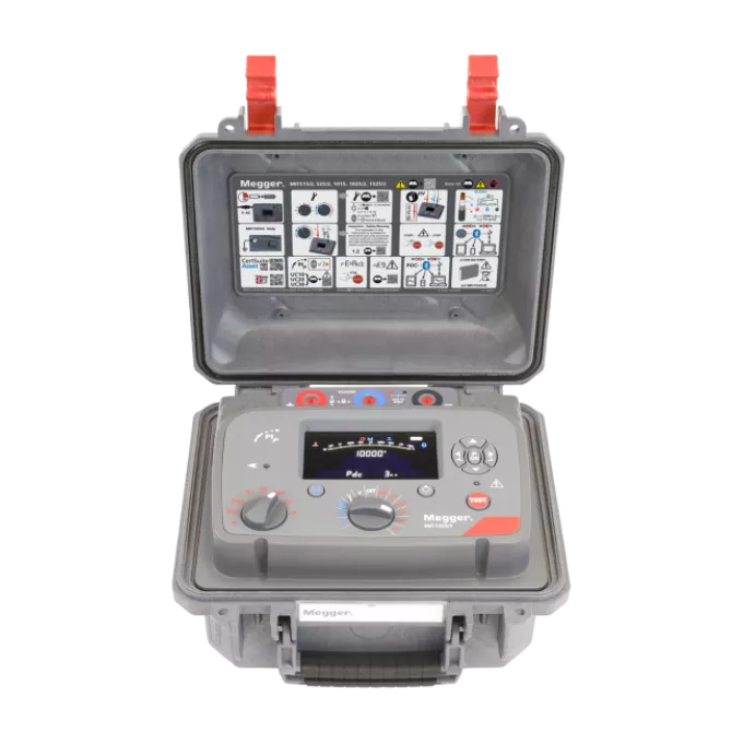 Advanced 5 kV, 10 kV and 15 kV insulation resistance testers
